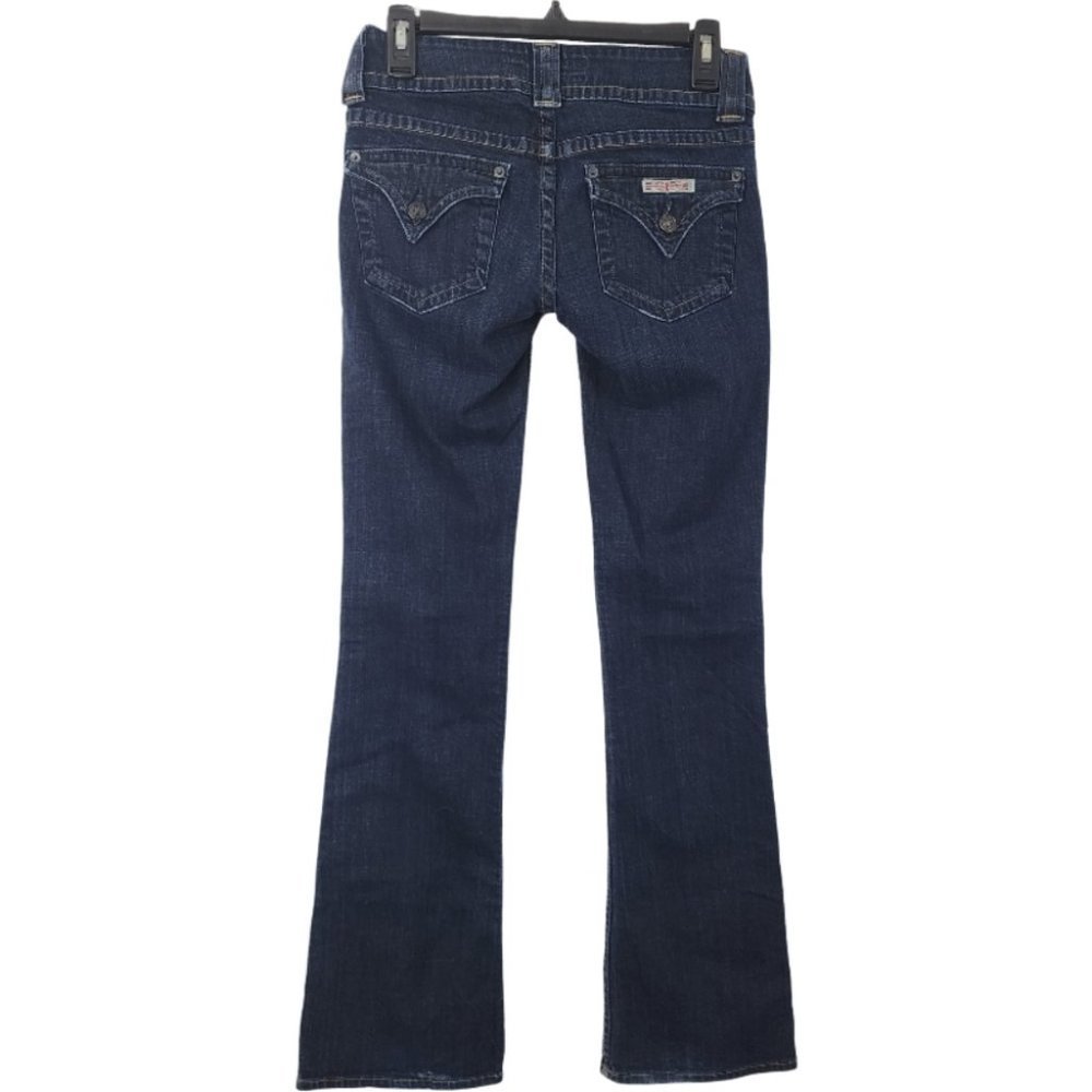 Hudson Flap Pocket Low Rise Bootcut Dark Jeans women's 26